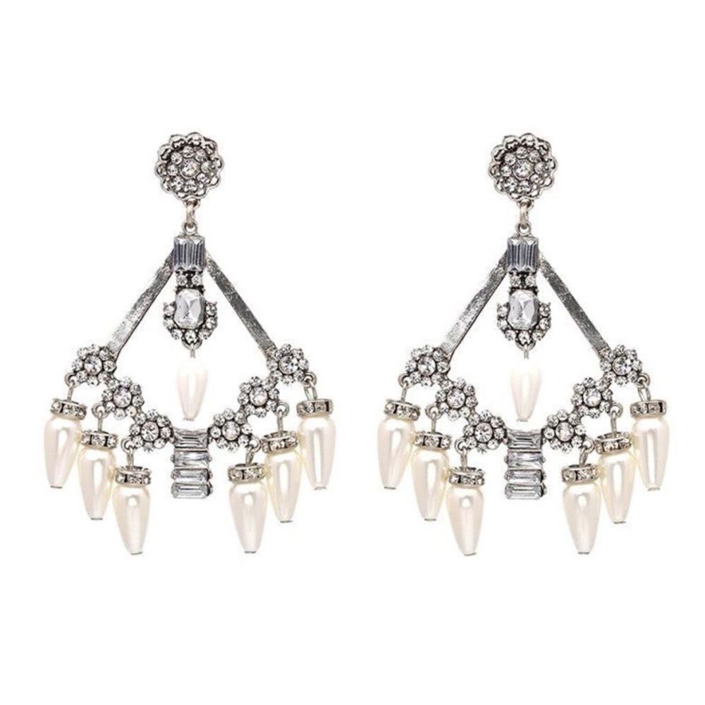 Statement drop earrings N440